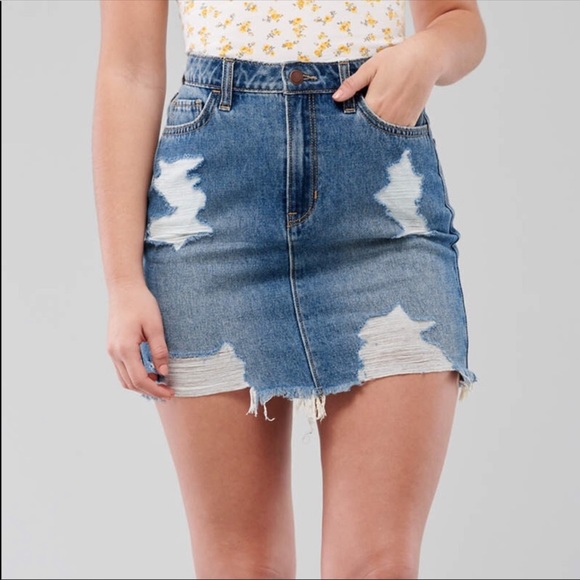 Hollister Dresses & Skirts - Hollister Jeans Skirt